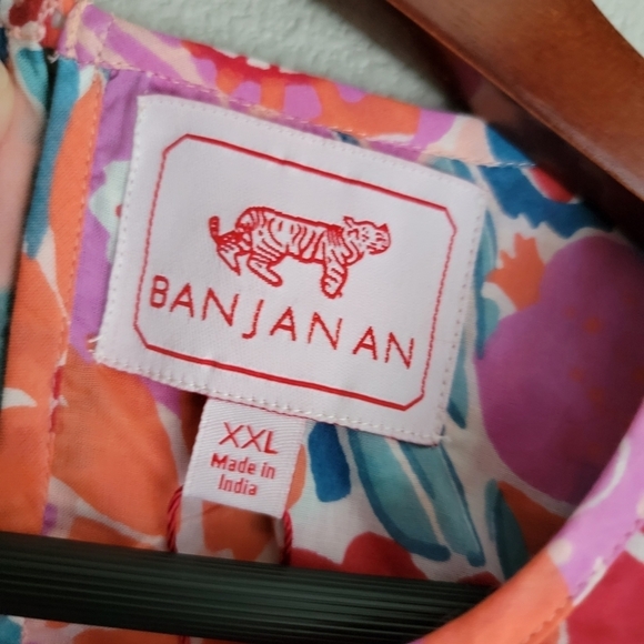 Banjanan Iris Dress in Bloomsbury Dawn size XXL NWT - Picture 7 of 9